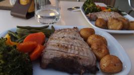 und do unser Steak vom Tuna